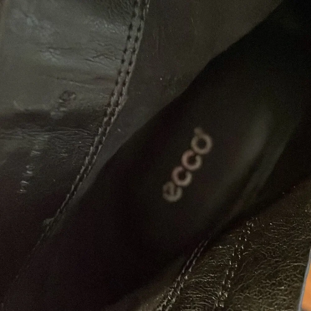 Ecco Black Ankle Boots - Picture 10 of 10